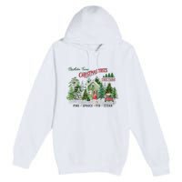 Christmas Tree Farm Fresh Pine Spruce Fir Cedar Gift Premium Pullover Hoodie