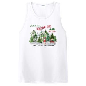 Christmas Tree Farm Fresh Pine Spruce Fir Cedar Gift PosiCharge Competitor Tank