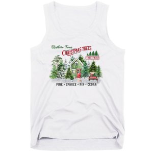 Christmas Tree Farm Fresh Pine Spruce Fir Cedar Gift Tank Top