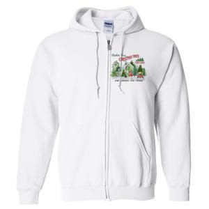 Christmas Tree Farm Fresh Pine Spruce Fir Cedar Gift Full Zip Hoodie