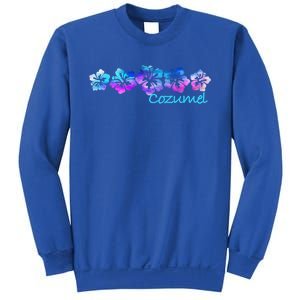 Cozumel Tropical Flower Giftgiftvacation Beach Cute Gift Sweatshirt