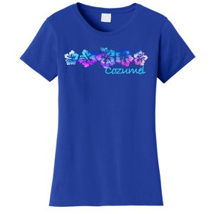 Cozumel Tropical Flower Giftgiftvacation Beach Cute Gift Women's T-Shirt