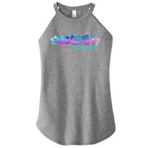 Cozumel Tropical Flower Giftgiftvacation Beach Cute Gift Women's Perfect Tri Rocker Tank