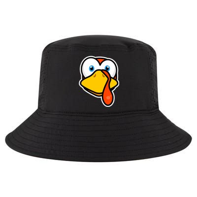 Cute Turkey Face Thanksgiving Costume Gift Cool Comfort Performance Bucket Hat