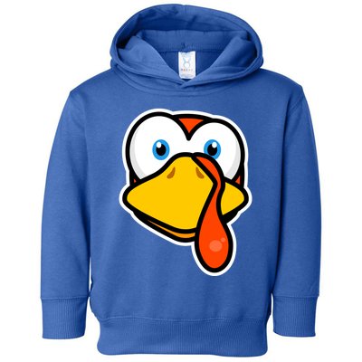 Cute Turkey Face Thanksgiving Costume Gift Toddler Hoodie