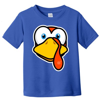 Cute Turkey Face Thanksgiving Costume Gift Toddler T-Shirt