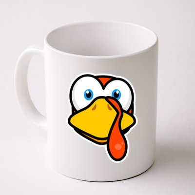 Cute Turkey Face Thanksgiving Costume Gift Coffee Mug