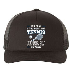 Cute Tennis For Tennis Players Coach Sports Humor Yupoong Adult 5-Panel Trucker Hat