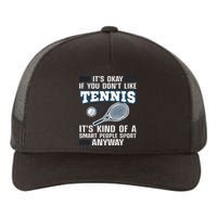 Cute Tennis For Tennis Players Coach Sports Humor Yupoong Adult 5-Panel Trucker Hat