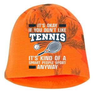 Cute Tennis For Tennis Players Coach Sports Humor Kati - Camo Knit Beanie