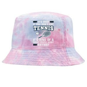 Cute Tennis For Tennis Players Coach Sports Humor Tie-Dyed Bucket Hat