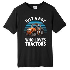 Cool Tractor For Boy Farmtruck Farmer Driver Tall Fusion ChromaSoft Performance T-Shirt