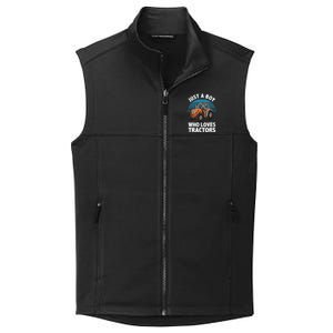 Cool Tractor For Boy Farmtruck Farmer Driver Collective Smooth Fleece Vest