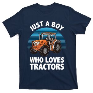 Cool Tractor For Boy Farmtruck Farmer Driver T-Shirt