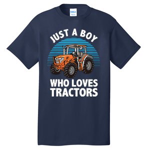 Cool Tractor For Boy Farmtruck Farmer Driver Tall T-Shirt