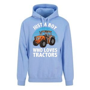 Cool Tractor For Boy Farmtruck Farmer Driver Unisex Surf Hoodie