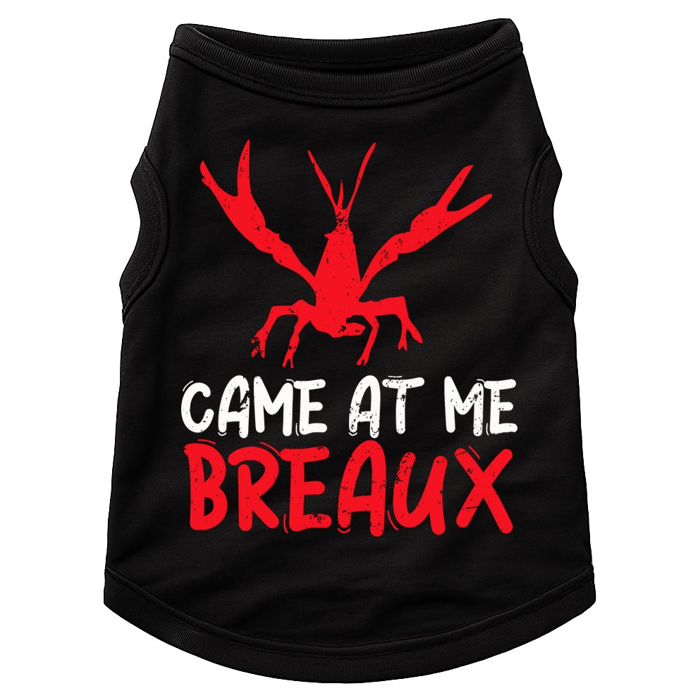 Crawfish Tees Funny Cajun Doggie Tank