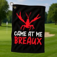 Crawfish Tees Funny Cajun Golf Towel