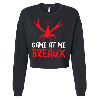 Crawfish Tees Funny Cajun Cropped Pullover Crew