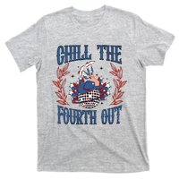 Chill The Fourth Out Vintage Cowgirl 4th Of July T-Shirt