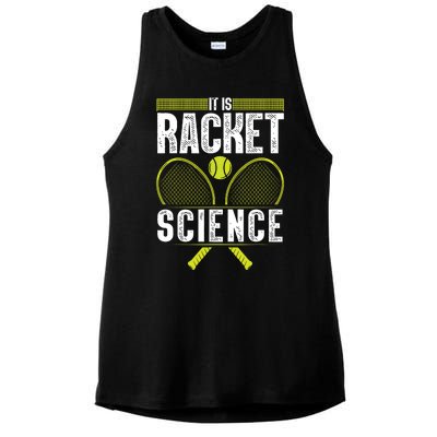 Cool Tennis For Tennis Player Coach Sports Lover Ladies PosiCharge Tri-Blend Wicking Tank