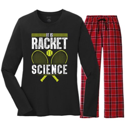 Cool Tennis For Tennis Player Coach Sports Lover Women's Long Sleeve Flannel Pajama Set 