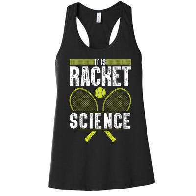 Cool Tennis For Tennis Player Coach Sports Lover Women's Racerback Tank