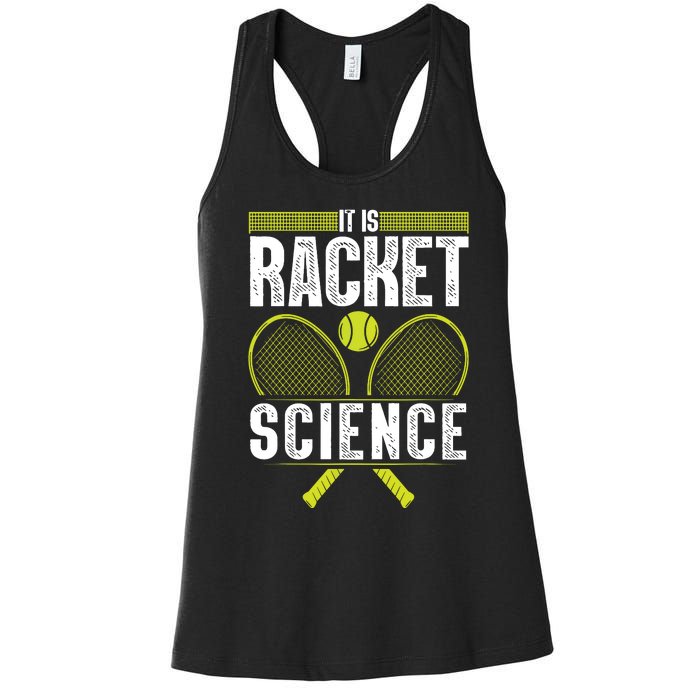 Cool Tennis For Tennis Player Coach Sports Lover Women's Racerback Tank