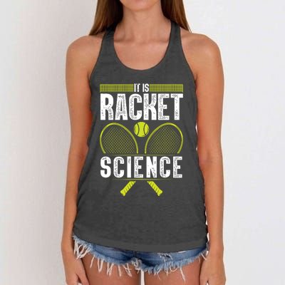 Cool Tennis For Tennis Player Coach Sports Lover Women's Knotted Racerback Tank