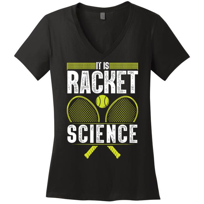 Cool Tennis For Tennis Player Coach Sports Lover Women's V-Neck T-Shirt