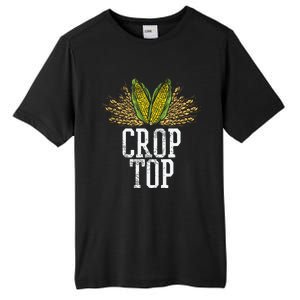 Crop Top Farm Pun Corn Farming Agriculture Funny Farmer Tall Fusion ChromaSoft Performance T-Shirt