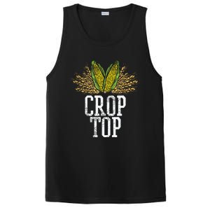 Crop Top Farm Pun Corn Farming Agriculture Funny Farmer PosiCharge Competitor Tank