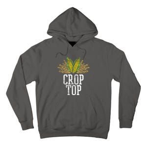 Crop Top Farm Pun Corn Farming Agriculture Funny Farmer Tall Hoodie