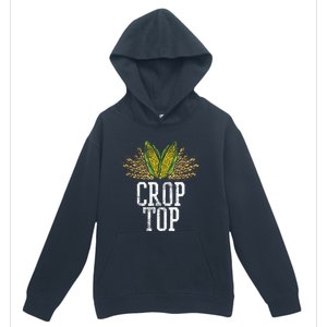 Crop Top Farm Pun Corn Farming Agriculture Funny Farmer Urban Pullover Hoodie