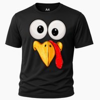 Cute Turkey Face Thanksgiving Matching Family Performance Shirt