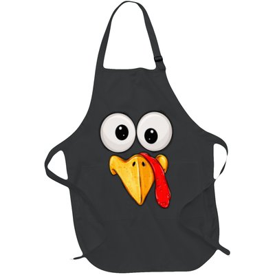 Cute Turkey Face Thanksgiving Matching Family Apron