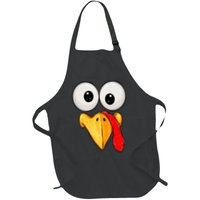 Cute Turkey Face Thanksgiving Matching Family Apron