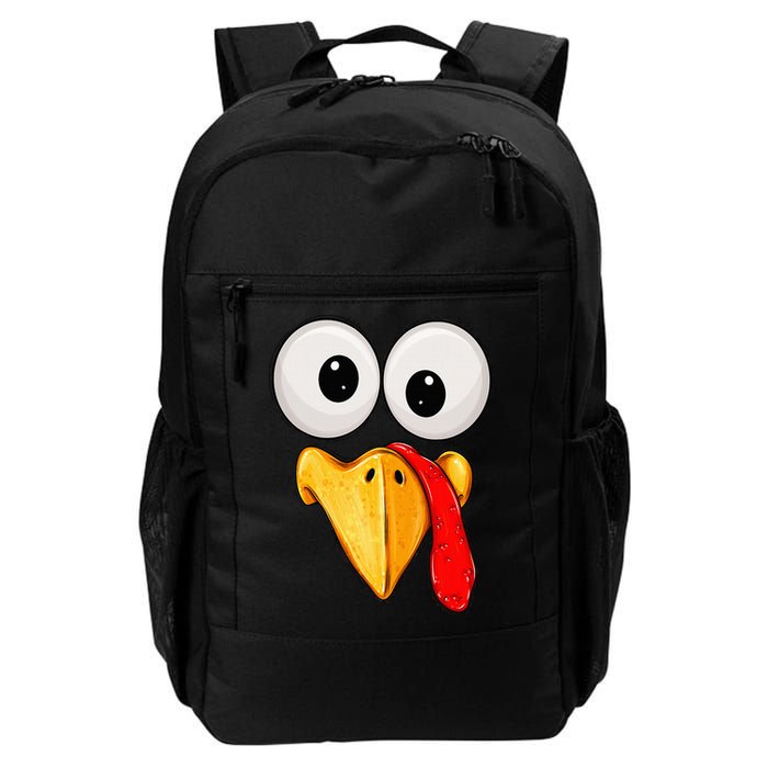 Cute Turkey Face Thanksgiving Matching Family Backpack