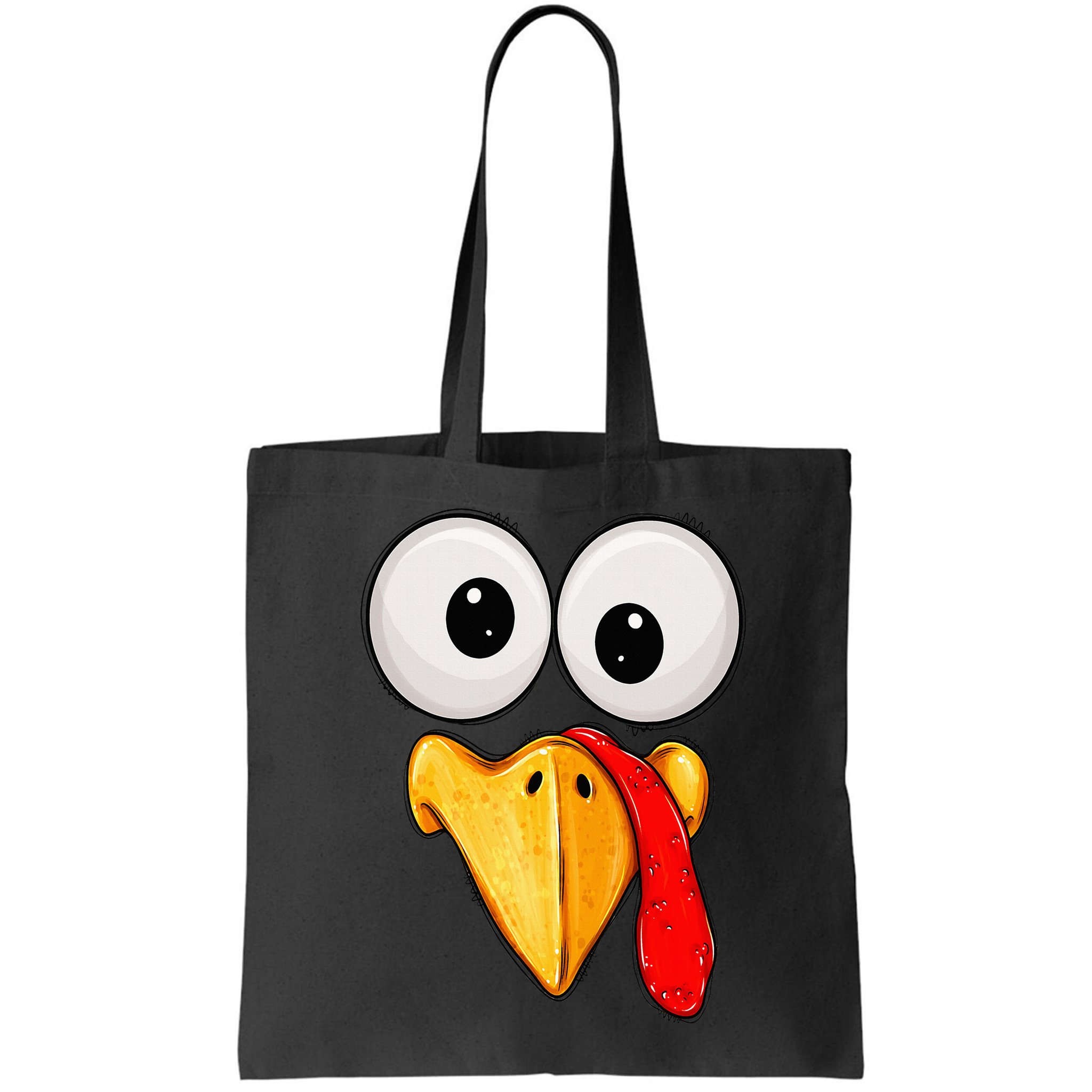 Cute Turkey Face Thanksgiving Matching Family Bag