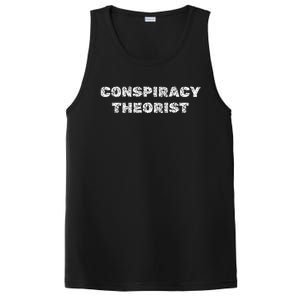 Conspiracy Theorist Funny Government Gift PosiCharge Competitor Tank