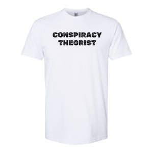 Conspiracy Theorist Funny Government Gift Softstyle CVC T-Shirt