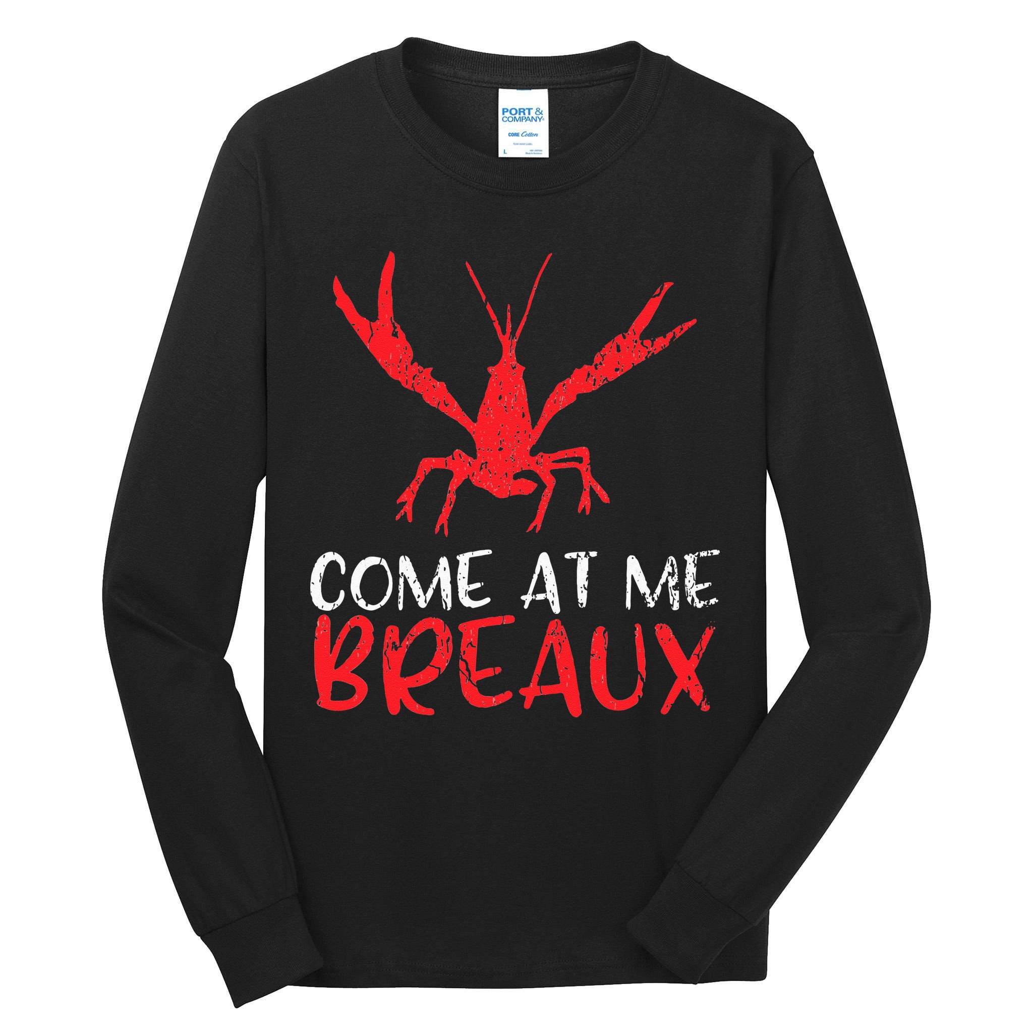 Crawfish Tees Funny Cajun Tall Long Sleeve T-Shirt