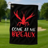 Crawfish Tees Funny Cajun Golf Towel