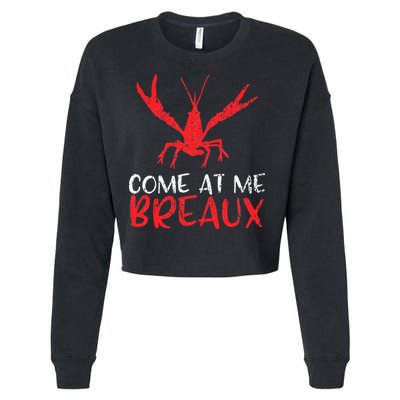 Crawfish Tees Funny Cajun Cropped Pullover Crew