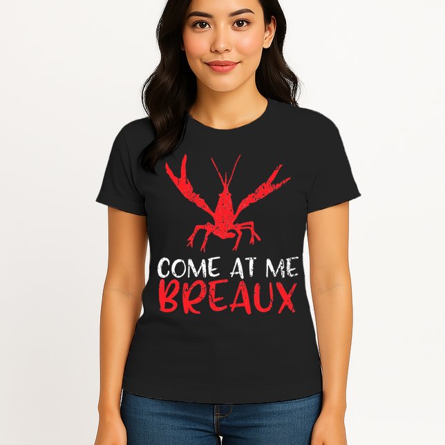Crawfish Tees Funny Cajun Womens T-Shirt