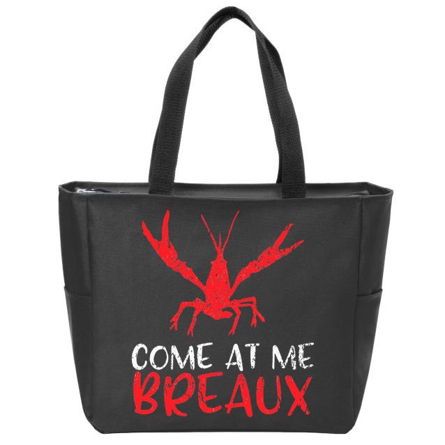 Crawfish Tees Funny Cajun Zip Tote Bag