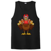 Cool Thanksgiving Football Gobble Player Turkey PosiCharge Competitor Tank