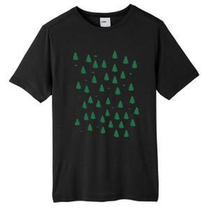 Christmas Tree Forest Tree Camping Tall Fusion ChromaSoft Performance T-Shirt