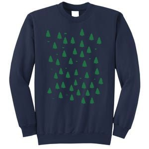 Christmas Tree Forest Tree Camping Sweatshirt