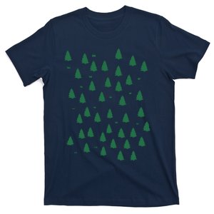 Christmas Tree Forest Tree Camping T-Shirt